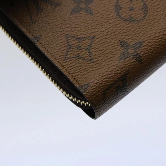 LOUIS VUITTON Monogram Reverse Zippy Wallet Long Wallet M82444 LV Auth 60083S - Picture 5 of 16